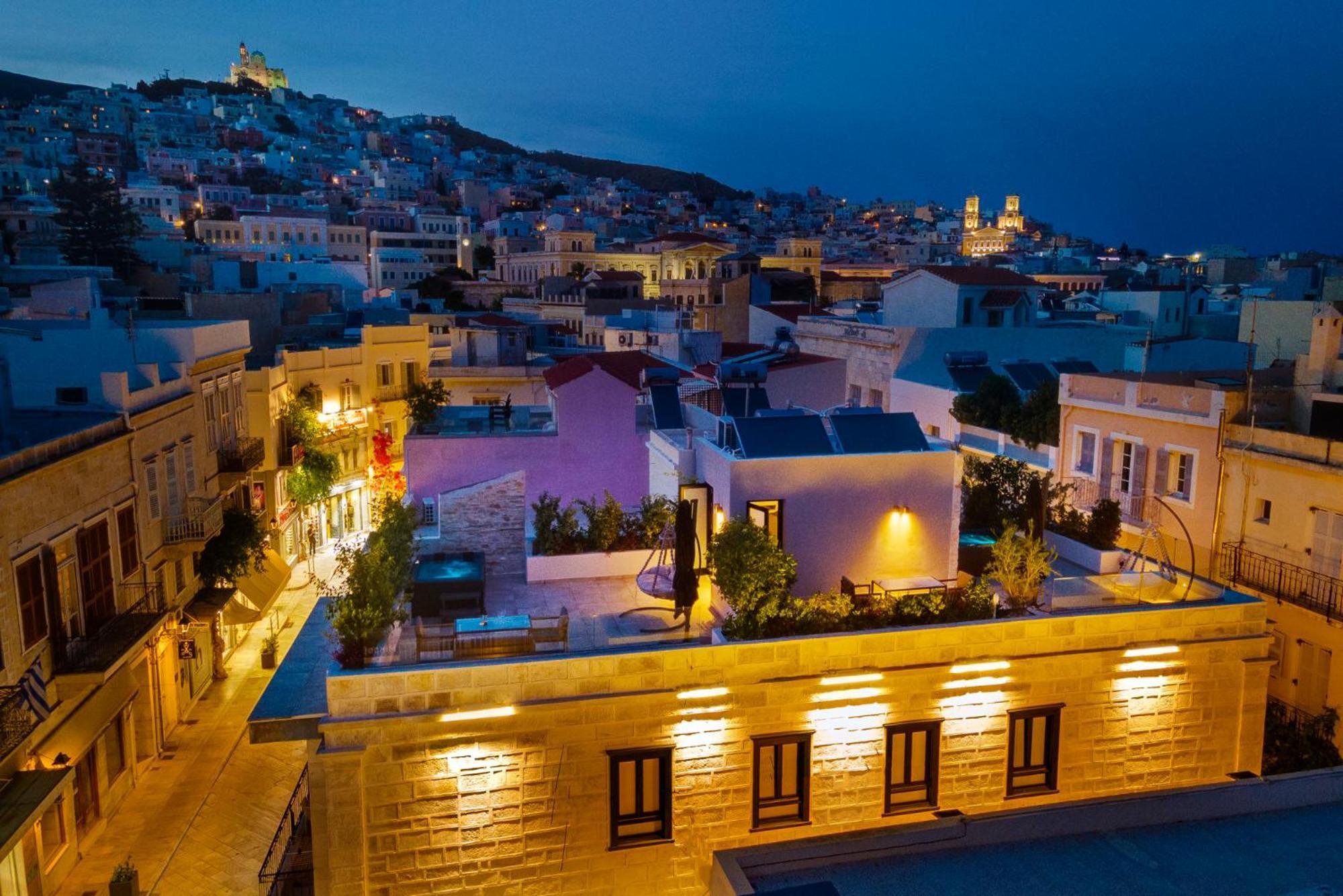 Ninemian Suites Syros Ermoupoli Dış mekan fotoğraf